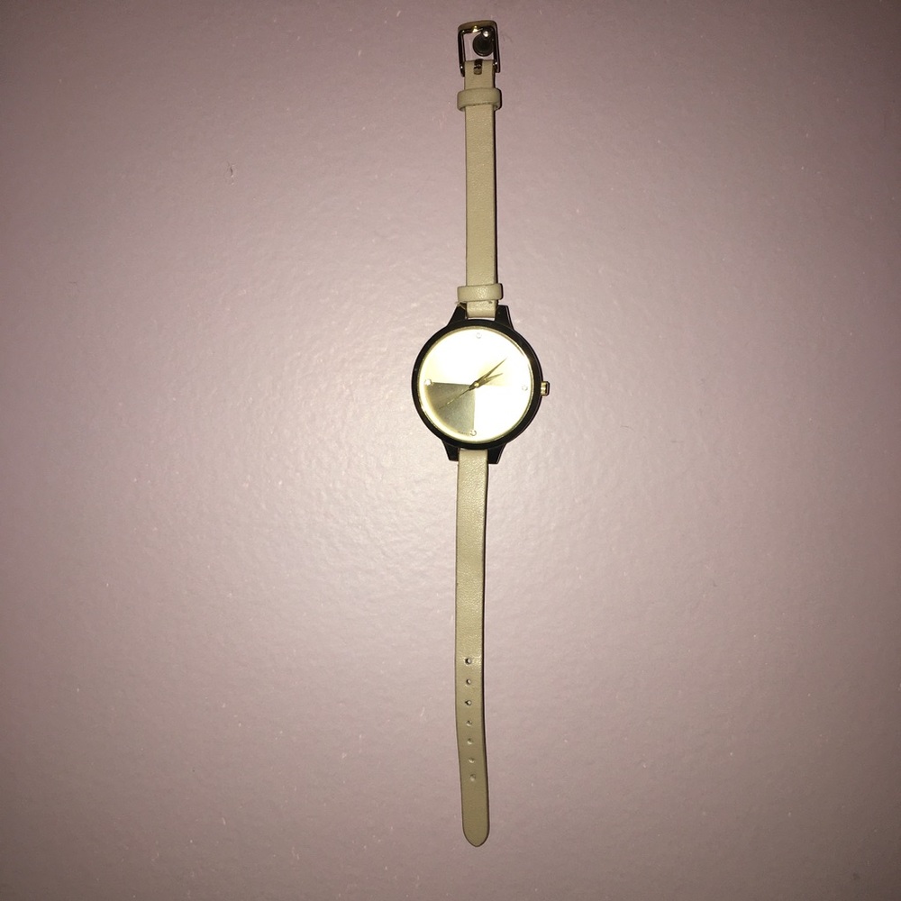 Nude strapped watch from Francesca’s